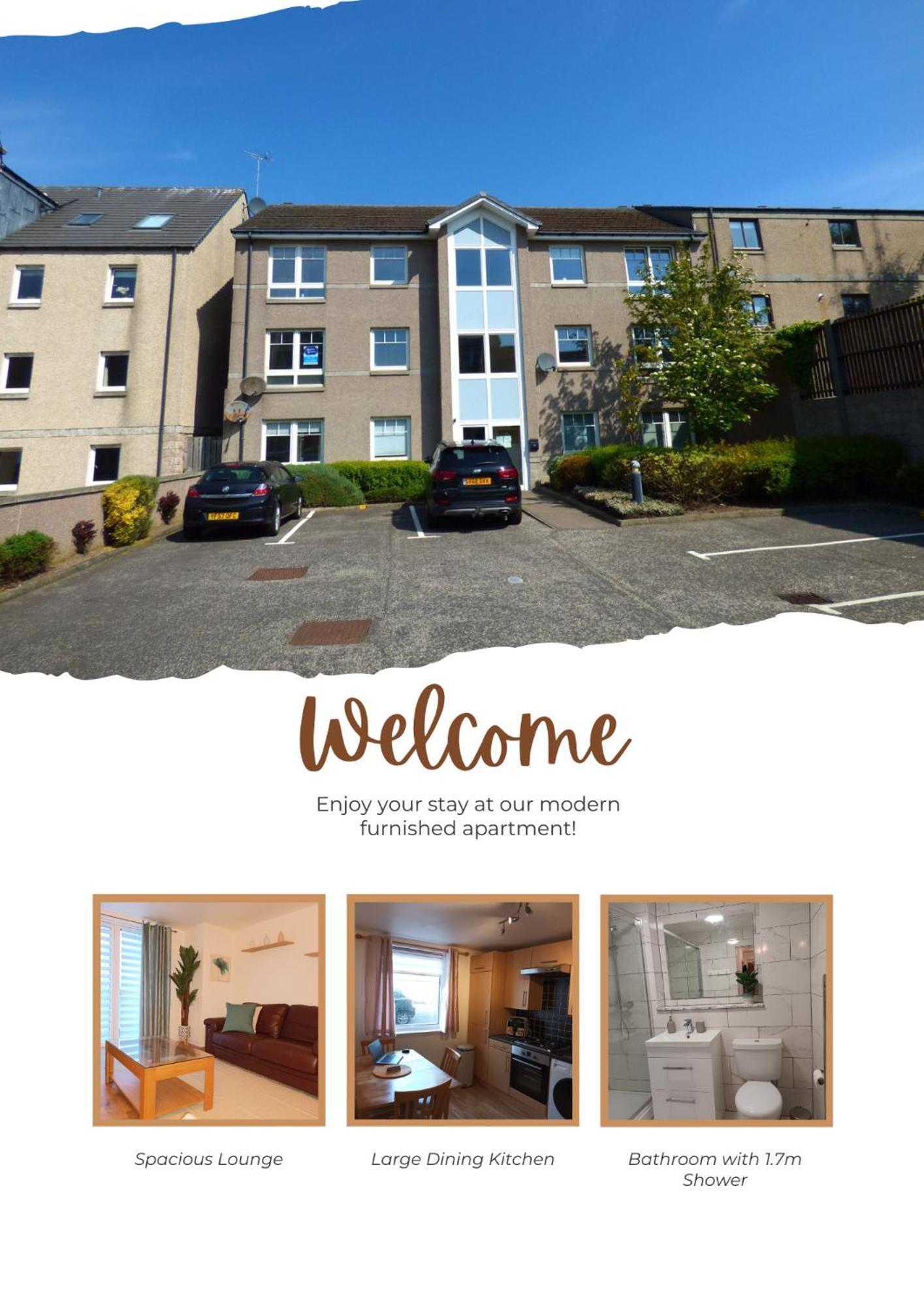 Spacious Elegant 2-Br Apartment In Aberdeen City Centre Exterior foto