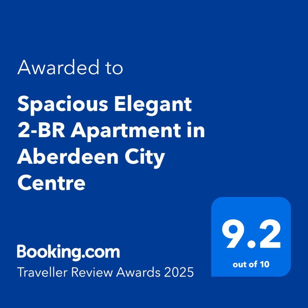 Spacious Elegant 2-Br Apartment In Aberdeen City Centre Exterior foto